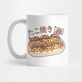 Cute Takoyaki Octopus Balls Japanese Street Food Mug